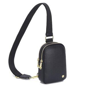 Vegan Leather Crossbody Bag Anti-Theft RFID Minimal Chic Travel Essential